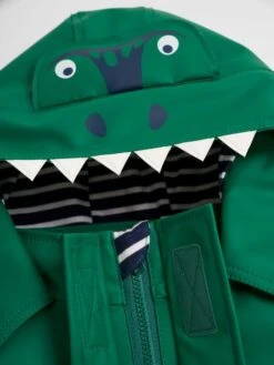 Jojo Maman Bebe JoJo Maman Bébé Green Dinosaur Waterproof Jacket -Jojo Maman Bebe C29073s6