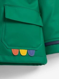 Jojo Maman Bebe JoJo Maman Bébé Green Dinosaur Waterproof Jacket -Jojo Maman Bebe C29073s7