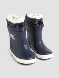 Jojo Maman Bebe JoJo Maman Bébé Navy Cosy Lined Drawstring Top Wellies