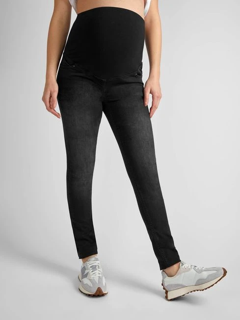 Jojo Maman Bebe JoJo Maman Bébé Black Super Skinny Maternity Jeans 4 Jojo Maman Bebe JoJo Maman Bébé Black Super Skinny Maternity Jeans - Image 2