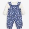 Jojo Maman Bebe JoJo Maman Bébé Denim 2-Piece Daisy Print Cord Dungarees & Top Set 2 Jojo Maman Bebe JoJo Maman Bébé Denim 2-Piece Daisy Print Cord Dungarees & Top Set -Jojo Maman Bebe C35 371s