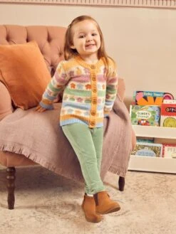 Jojo Maman Bebe JoJo Maman Bébé Green 2-Pack & Pink Jersey Cord Jeggings 12 Jojo Maman Bebe JoJo Maman Bébé Green 2-Pack & Pink Jersey Cord Jeggings -Jojo Maman Bebe C35104s5