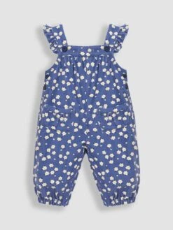 Jojo Maman Bebe JoJo Maman Bébé Denim 2-Piece Daisy Print Cord Dungarees & Top Set -Jojo Maman Bebe C35371s6