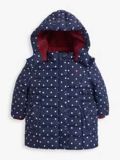 Jojo Maman Bebe JoJo Maman Bébé Navy White Dot Navy & White Dot Cosy Puffer Jacket 12 Jojo Maman Bebe JoJo Maman Bébé Navy White Dot Navy & White Dot Cosy Puffer Jacket -Jojo Maman Bebe C36354s3
