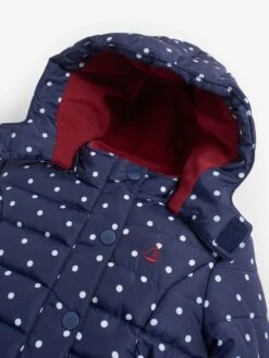 Jojo Maman Bebe JoJo Maman Bébé Navy White Dot Navy & White Dot Cosy Puffer Jacket 13 Jojo Maman Bebe JoJo Maman Bébé Navy White Dot Navy & White Dot Cosy Puffer Jacket -Jojo Maman Bebe C36354s4