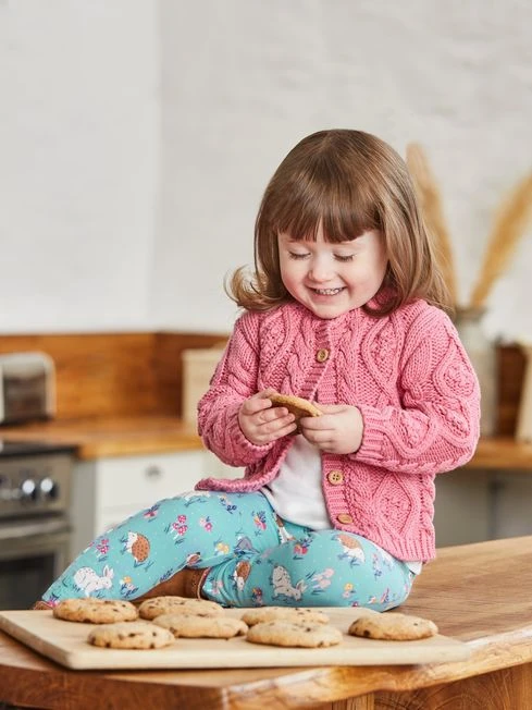 Jojo Maman Bebe JoJo Maman Bébé Pink Cosy Cable Cardigans 4 Jojo Maman Bebe JoJo Maman Bébé Pink Cosy Cable Cardigans - Image 2