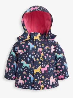 Jojo Maman Bebe JoJo Maman Bébé Navy Unicorn Cosy Waterproof Jacket 10 Jojo Maman Bebe JoJo Maman Bébé Navy Unicorn Cosy Waterproof Jacket -Jojo Maman Bebe C41818s4