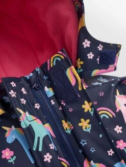 Jojo Maman Bebe JoJo Maman Bébé Navy Unicorn Cosy Waterproof Jacket 11 Jojo Maman Bebe JoJo Maman Bébé Navy Unicorn Cosy Waterproof Jacket -Jojo Maman Bebe C41818s5