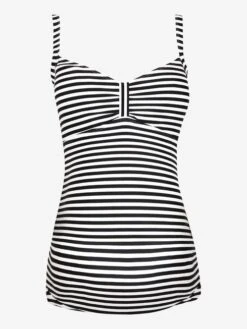 Jojo Maman Bebe JoJo Maman Bébé Black Stripe Maternity Tankini 9 Jojo Maman Bebe JoJo Maman Bébé Black Stripe Maternity Tankini -Jojo Maman Bebe C42580s3