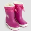 Jojo Maman Bebe JoJo Maman Bébé Fuchsia Cosy Lined Drawstring Top Wellies -Jojo Maman Bebe C42643s