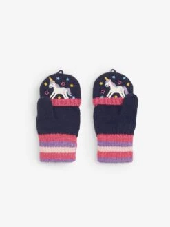 Jojo Maman Bebe JoJo Maman Bébé Navy Unicorn Embroidered Gloves 9 Jojo Maman Bebe JoJo Maman Bébé Navy Unicorn Embroidered Gloves -Jojo Maman Bebe C43948s3
