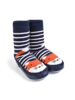 Jojo Maman Bebe JoJo Maman Bébé Fox Moccasin Slipper Socks