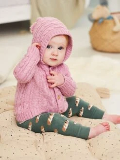 Jojo Maman Bebe JoJo Maman Bébé Green Guinea Pig Extra Thick Baby Leggings -Jojo Maman Bebe C45024s3