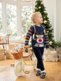 Jojo Maman Bebe JoJo Maman Bébé Navy Reindeer Jumper -Jojo Maman Bebe C45327s5