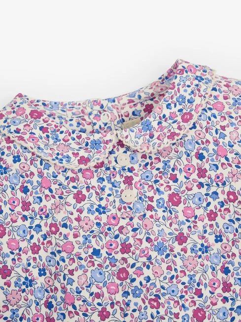 Jojo Maman Bebe JoJo Maman Bébé Periwinkle Ditsy Peter Pan Top 4 Jojo Maman Bebe JoJo Maman Bébé Periwinkle Ditsy Peter Pan Top - Image 2