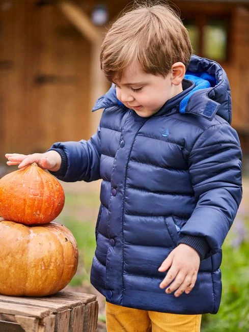 Jojo Maman Bebe JoJo Maman Bébé Navy Cosy Puffer Jacket 4 Jojo Maman Bebe JoJo Maman Bébé Navy Cosy Puffer Jacket - Image 2