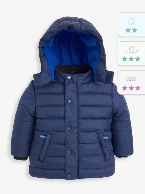 Jojo Maman Bebe JoJo Maman Bébé Navy Cosy Puffer Jacket 7 Jojo Maman Bebe JoJo Maman Bébé Navy Cosy Puffer Jacket - Image 5