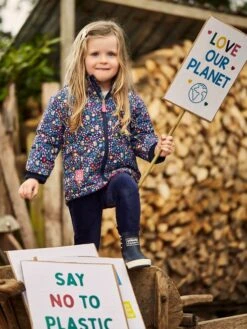 Jojo Maman Bebe JoJo Maman Bébé Woodland Waterproof Reversible Jacket -Jojo Maman Bebe C49838s7