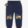 Jojo Maman Bebe JoJo Maman Bébé Navy Tractor Appliqué Knee Joggers -Jojo Maman Bebe C50 617s