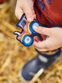 Jojo Maman Bebe JoJo Maman Bébé Navy Tractor Appliqué Knee Joggers -Jojo Maman Bebe C50617s5