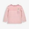 Jojo Maman Bebe JoJo Maman Bébé Pink Bunny Pocket Breton Top 2 Jojo Maman Bebe JoJo Maman Bébé Pink Bunny Pocket Breton Top -Jojo Maman Bebe C53 834s
