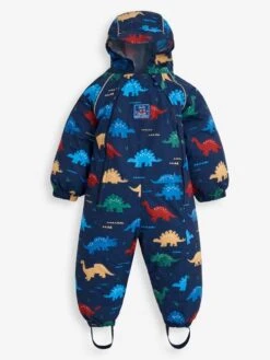 Jojo Maman Bebe 5 Jojo Maman Bebe JoJo Maman Bébé Dinosaur Navy Dino Pack-Away Waterproof All-in-One