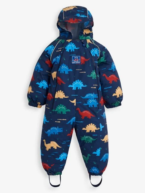 Jojo Maman Bebe JoJo Maman Bébé Dinosaur Navy Dino Pack-Away Waterproof All-in-One 3 Jojo Maman Bebe JoJo Maman Bébé Dinosaur Navy Dino Pack-Away Waterproof All-in-One