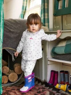 Jojo Maman Bebe JoJo Maman Bébé Cornflower Cat Wellies With Handle -Jojo Maman Bebe C57264s3