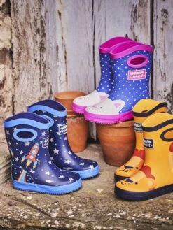 Jojo Maman Bebe JoJo Maman Bébé Cornflower Cat Wellies With Handle -Jojo Maman Bebe C57264s4