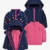 Jojo Maman Bebe JoJo Maman Bébé Blossom 4-in-1 Waterproof Polarfleece Jacket 2 Jojo Maman Bebe JoJo Maman Bébé Blossom 4-in-1 Waterproof Polarfleece Jacket -Jojo Maman Bebe C58405s