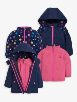 Jojo Maman Bebe JoJo Maman Bébé Blossom 4-in-1 Waterproof Polarfleece Jacket