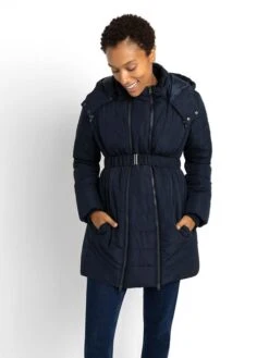 Jojo Maman Bebe JoJo Maman Bébé Navy 2-in-1 Maternity Puffer Jacket -Jojo Maman Bebe C59249s10
