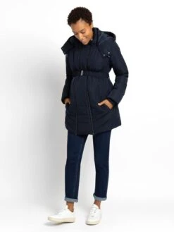 Jojo Maman Bebe JoJo Maman Bébé Navy 2-in-1 Maternity Puffer Jacket -Jojo Maman Bebe C59249s9