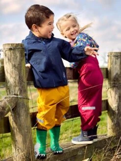 Jojo Maman Bebe JoJo Maman Bébé Mustard Kids' Pack-Away Waterproof Trousers 9 Jojo Maman Bebe JoJo Maman Bébé Mustard Kids' Pack-Away Waterproof Trousers -Jojo Maman Bebe C61324s3