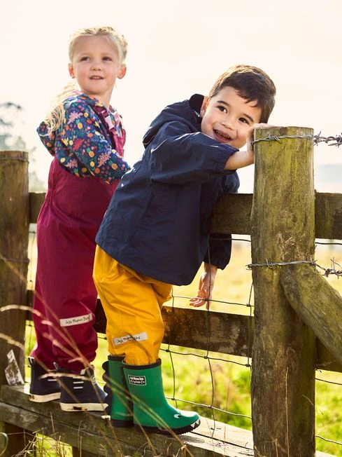 Jojo Maman Bebe JoJo Maman Bébé Mustard Kids' Pack-Away Waterproof Trousers 6 Jojo Maman Bebe JoJo Maman Bébé Mustard Kids' Pack-Away Waterproof Trousers - Image 4