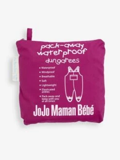 Jojo Maman Bebe JoJo Maman Bébé Berry Kids' Pack-Away Waterproof Trousers -Jojo Maman Bebe C63265s4