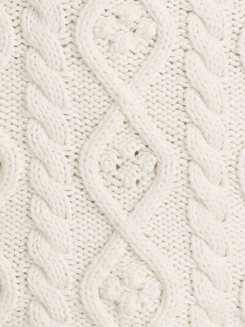 Jojo Maman Bebe JoJo Maman Bébé Cream Cosy Cable Jumper 7 Jojo Maman Bebe JoJo Maman Bébé Cream Cosy Cable Jumper - Image 5