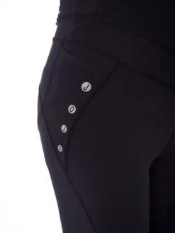 Jojo Maman Bebe JoJo Maman Bébé Black Mesh Panel Perfomance Maternity Workout Leggings -Jojo Maman Bebe C65014s5