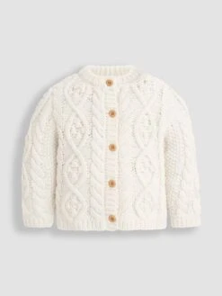 Jojo Maman Bebe JoJo Maman Bébé Cream Cosy Cable Cardigans -Jojo Maman Bebe C66355s3
