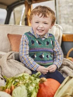 Jojo Maman Bebe JoJo Maman Bébé Mustard Check Shirt