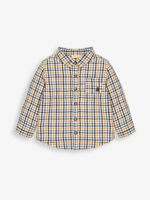 Jojo Maman Bebe JoJo Maman Bébé Mustard Check Shirt 6 Jojo Maman Bebe JoJo Maman Bébé Mustard Check Shirt - Image 4