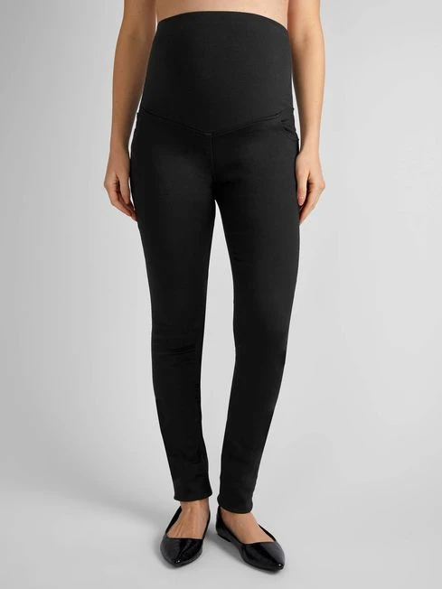 Jojo Maman Bebe JoJo Maman Bébé Black Superstretch Maternity Skinny Jeans 4 Jojo Maman Bebe JoJo Maman Bébé Black Superstretch Maternity Skinny Jeans - Image 2