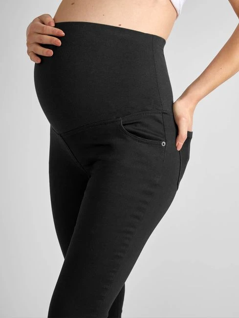 Jojo Maman Bebe JoJo Maman Bébé Black Superstretch Maternity Skinny Jeans 9 Jojo Maman Bebe JoJo Maman Bébé Black Superstretch Maternity Skinny Jeans - Image 7