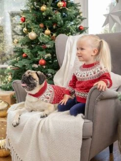 Jojo Maman Bebe JoJo Maman Bébé Red Reindeer Fair Isle Jumper -Jojo Maman Bebe C68999s3