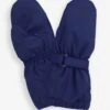 Jojo Maman Bebe JoJo Maman Bébé Navy Waterproof Fleece Lined Mittens Gloves -Jojo Maman Bebe C69801s