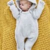 Jojo Maman Bebe JoJo Maman Bébé Grey Koala Cosy Pramsuit -Jojo Maman Bebe C69928s