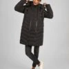 Jojo Maman Bebe JoJo Maman Bébé Black 2-in-1 Maternity Puffer Coat -Jojo Maman Bebe C71088s