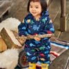Jojo Maman Bebe JoJo Maman Bébé Dinosaur Navy Dino Waterproof Fleece Lined All-in-One -Jojo Maman Bebe C73793s
