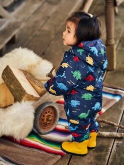 Jojo Maman Bebe JoJo Maman Bébé Dinosaur Navy Dino Waterproof Fleece Lined All-in-One 13 Jojo Maman Bebe JoJo Maman Bébé Dinosaur Navy Dino Waterproof Fleece Lined All-in-One -Jojo Maman Bebe C73793s5