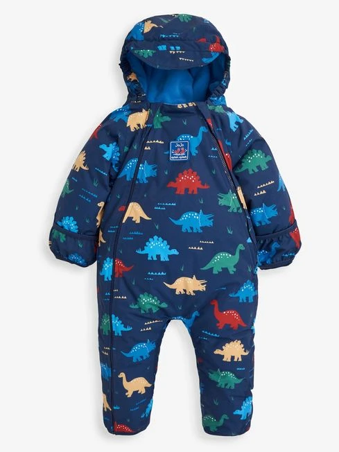 Jojo Maman Bebe JoJo Maman Bébé Dinosaur Navy Dino Waterproof Fleece Lined All-in-One 8 Jojo Maman Bebe JoJo Maman Bébé Dinosaur Navy Dino Waterproof Fleece Lined All-in-One - Image 6